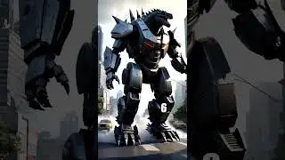 🦾🐲Robot Godzilla Transformation #shorts #robot #robotics #robots #robotic #transformation #godzilla