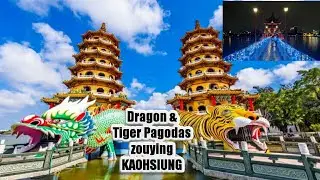 Walk In Dragon & Tiger Pagodas Zuoying KAOHSIUNG#jalanjajan #travelvloger