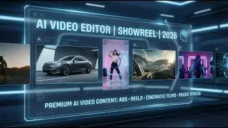 AI Video Editing Showreel 2026 | Cinematic AI Films, Ads, Music & Visual Stories