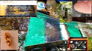 Goldprospektion August-September 2019 - Bayerischer Wald (Variszisches Gebirge) - Teil 1