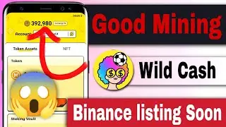 New Mining App Hooked Wild Cash😱Listing Soon Withdraw Update Hindi