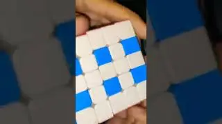 4 dots pattern (#1) | 5x5 professors cube | Crazy cubers | #shorts | #subscribe