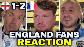 Heartbroken England Fans Outside Stadium React to World Cup Exit Against France | England 1-2 France