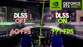 F1 23: RTX 3060Ti (RTX ON) DLSS ON/OFF FPS COMPARISON