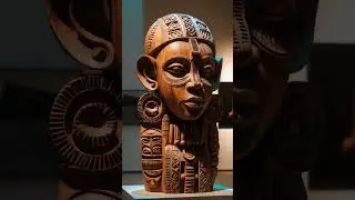 Intricate Tribal Wood Carving Masterpiece