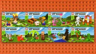 LEGO Minecraft Sets Minifigures (knock-off) PRCK 63081