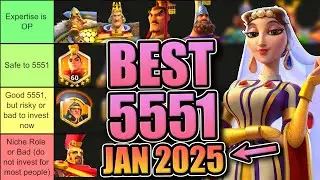 5551 лучших легендарных командиров в Rise of Kingdoms [инвестиции, выгодные для F2P-игр] Январь 2...