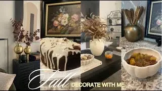 *NEW* FALL DECORATE WITH ME  2024 | LIVING ROOM | KITCHEN | COZY FALL MEAL | GET IT ALL DONE #FALL