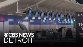 Driver crashes into Detroit Metro Airport's McNamara Terminal