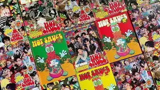 Unboxing 18 NCT Dream HOT SAUCE albums || ot7 collector