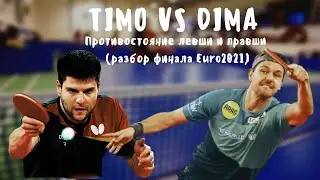 Timo Boll VS Dima Ovtcharov. Противостояние левши и правши (разбор финала Еuro2021)
