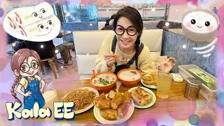 粥|香港美食|Learning from Hong Kong style congee restaurant with Kala EE|廣東話教學|兒童中文學習|親子活動|蘿蔔糕|腸粉|炒麵|油條