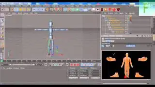 TUTORIAL C4D R13 - ANIMAZIONE PERSONAGGIO PARTE 1 di 3 (RIGGING)