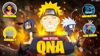 100k Special QnA Video 🎉 Girlfriend Reveal ⁉0 to 100k Journey ❓ #stozoff #freefire #tondegamer