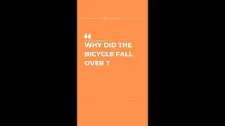 Two-tired bicycle takes a fall! Watch this hilarious joke in action! #bicyclejokes #comedy #jokes