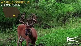 Wapello County Iowa, 218 ac Hunting Property