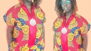 Simple Top. How To Sew A Simple Top with Ankara Fabric