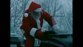 Santa Rides an Arctic Cat Vintage Video