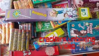 crackers🧨🧨🎆 unboxing video nikhil craft Tamil happy diwali to all 🙏