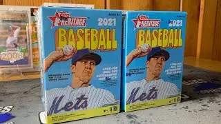 2021 Topps Heritage Baseball Blaster Box Break!