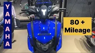 The all new Yamaha Rayzr Hybrid 2025 blue core Fi scooter