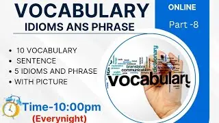 Vocabulary Session Part - 8 Imyourwillpower