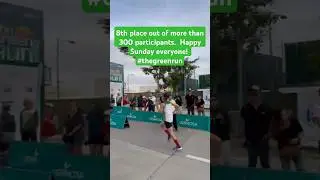 5 KM Long Distance Run 8th Place out of more than 300 Participants! #thegreenrun #marathon #shorts
