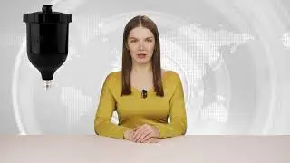 GFC-515 - чёрный пластиковый бачок DeVilbiss