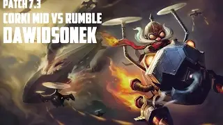 Dawidsonek as Corki in Midlane vs Rumble | Challenger | Patch 7.3