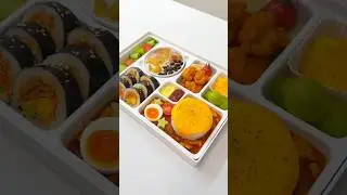Make Giant lunch box for my sister ##asmr #food #bento #lunchbox
