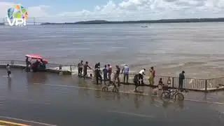 Dram&aacute;tico video muestra brutal crecida del r&iacute;o Orinoco #25Ago
