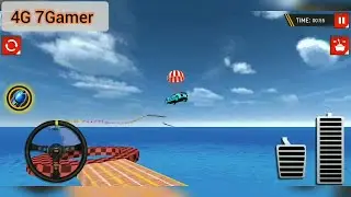 Ramp car jumping level 345 | impossible track stunt driving | 4G 7Gamer