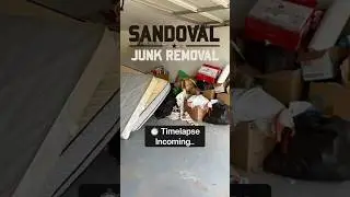 El Paso Garage Cleanout in Record Time! ⏱️ | #Shorts #JunkRemoval #FortBlissTX #elpaso #junk #915