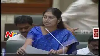 Gongidi Sunitha @ Telangana Assembly Budget Sessions || NTV