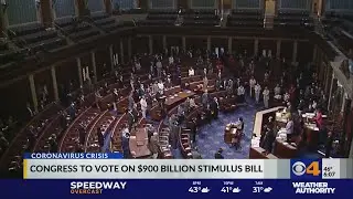 Congress to vote on $900 billion stimulus bill