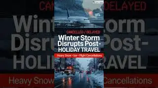Breaking Us News - &ldquo;Winter Storm Disrupts Post-Holiday Travel&rdquo;