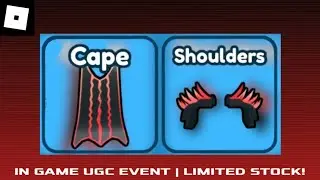 [LIMITED STOCK] How To Get The Shoulderplates of the Last Defender & Cape | ROBLOX Punch Simulator^^