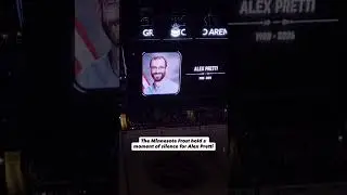 The New York Sirens and Minnesota Frost observed a pregame moment of silence for Alex Pretti