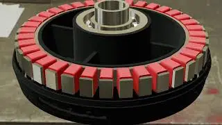 Custom BLDC outrunner motor for heavy lift drones and propulsion. #rotor #quadcopter #drone #evtol