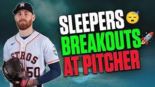 Late-Round Sleepers & Breakouts at STARTING PITCHER! | Fantasy Baseball Advice