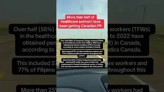More than half of healthcare workers have been getting Canadian PR #immigration #canadavisa #shorts