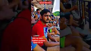 🇮🇳✅SSC GD PHYSICAL 2025 Qualified 💯 candidates 🕛🇮🇳#running #athlete #sscgd #sports