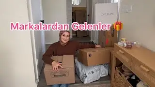 MARKALARDAN GELEN HEDİYE KARGOLARINI AÇIYORUZ 😍📦🎁 