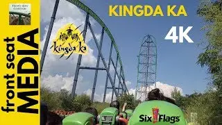 Kingda Ka POV 4K On-Ride Six Flags Great Adventure World's Tallest Coaster Back Seat