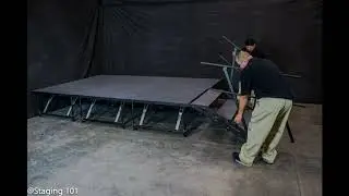 Staging 101 Portable Stage Stairs How to Install Video - StageDrop