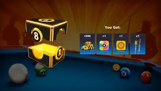 8 Ball Pool - Crazy Holiday Quest Opening 2 golden Spins Hack + 4 Spins + 2 Epic Boxes (King Cue!)