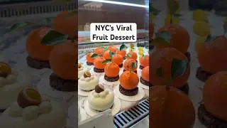 Trying New York&rsquo;s viral fruit dessert 📍 Salswee #dessert #newyork #asmr #foodie