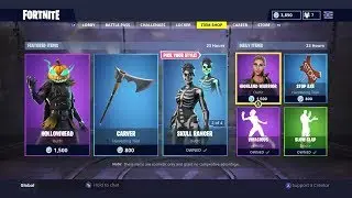 *NEW* HALLOWHEAD SKIN DAILY ITEM SHOP TODAY (13/10/2018) l Fortnite Battle Royale