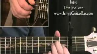 Как играть Don McLean And I Love You So (только вступление)