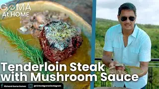 Goma At Home: Tenderloin Steak With Mushroom Sauce